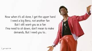 Lil Nas X   - Panini  Lyrics