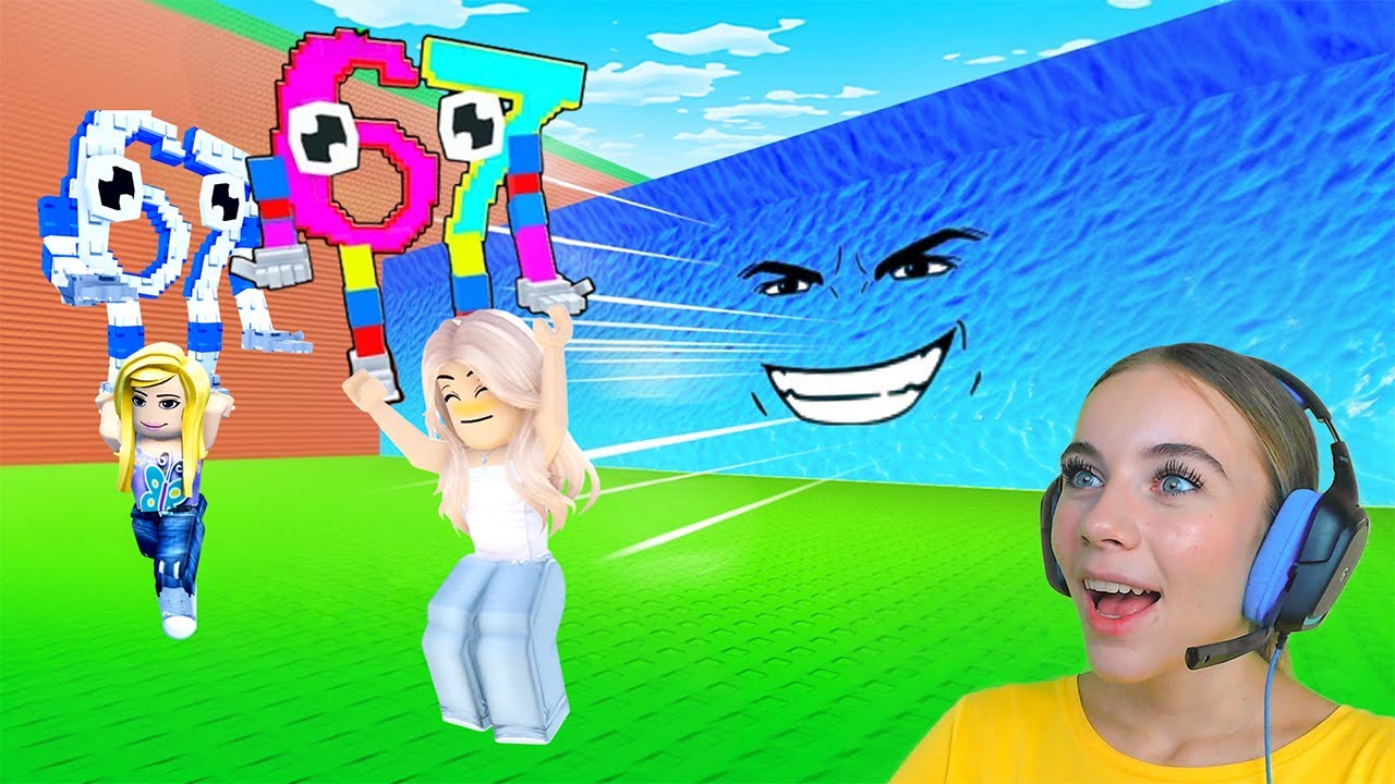 СБЕГИ ОТ ЦУНАМИ И СПАСИ БРЕЙНРОТОВ в ROBLOX! С АЛЁНОЙ