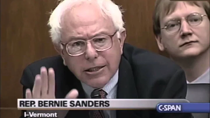 Bernie Sanders Confronts Alan Greenspan