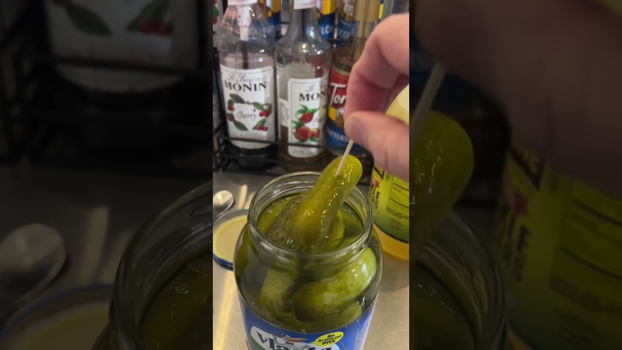 Dill Pickle Dr Pepper Soda!