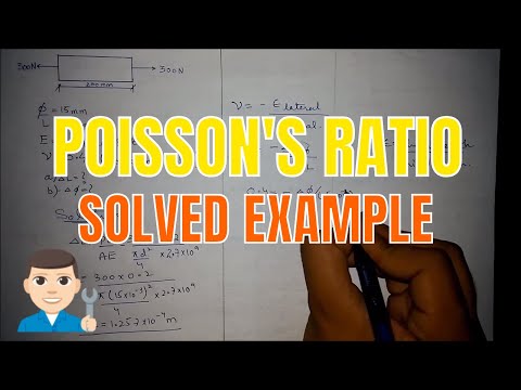 Poisson&rsquo;s Ratio ഉദാഹരണ ചോദ്യ പരിഹാരം