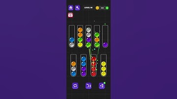 Ball Sort Master Level 90 #ballsortmaster #ballsortmastersolution #puzzlegame #gaming #games