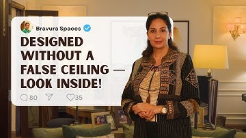 No False Ceiling just pure Design! Beautiful Heritage-Inspired Home Tour | Bravura Spaces