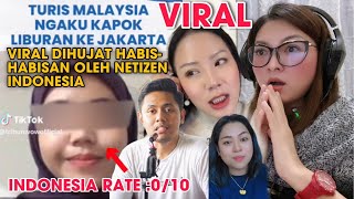 TURIS MALAYSIA NGAKU KAPOK LIBURAN DI INDONESIA DIHUJAT HABIS-HABISAN OLEH NETIZEN  62|REACTION