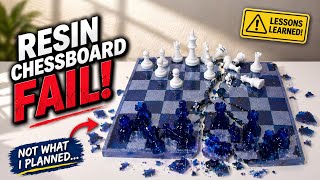 Crazy Project With Many Mistakes: Resin Chess Board & Cute Duck
