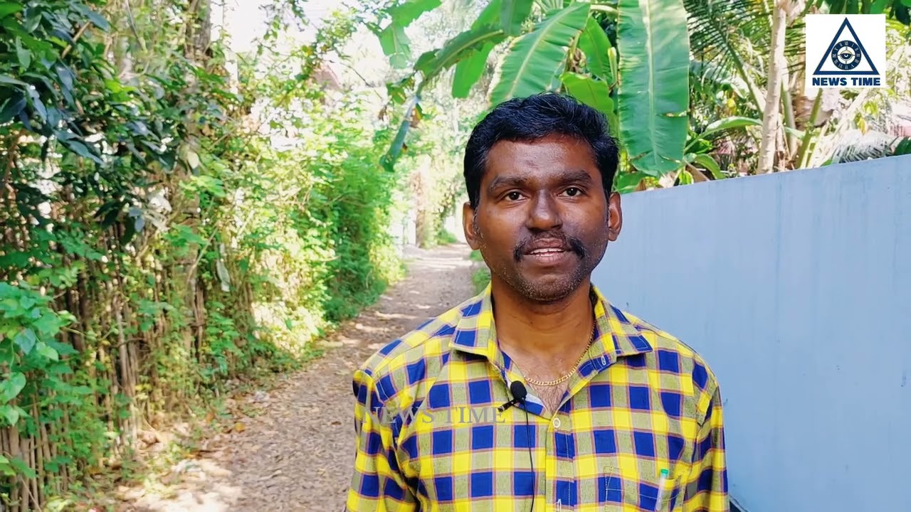 ചർച്ച് ലൈൻ റോഡിൻ്റെ ആദ്യ റിപ്പോർട്ടിംഗ്  News Time ൽ 