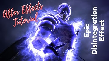 How To Create DISINTEGRATION Animation Effect in After Effects | FIRST TUTORIAL | Amjad Punch