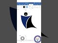 Ms word me logo design #shortsvideo #computer #trending #viral