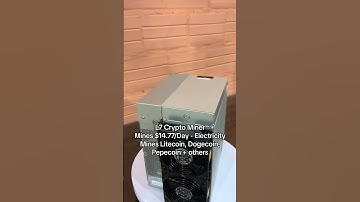 Bitmain Antminer L7 Crypto Miner mines Litecoin, Dogecoin, Pepecoin + others