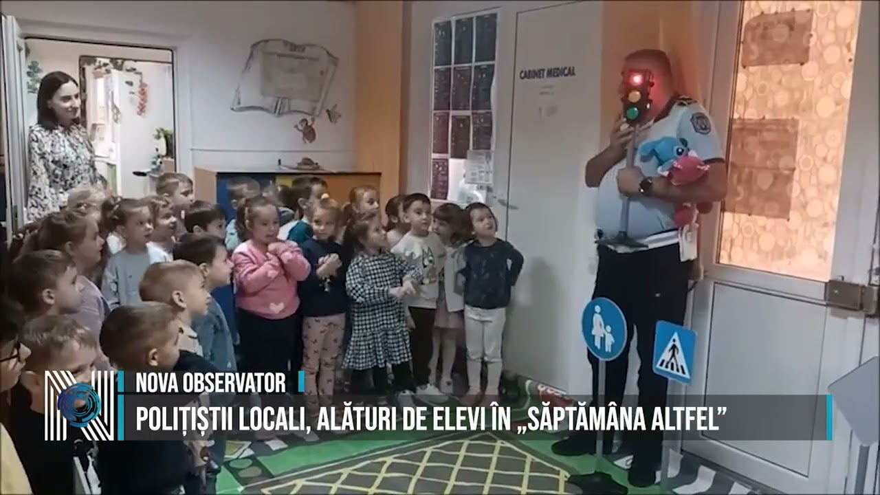 Polițiștii locali, alături de elevi în „Săptămâna Altfel”