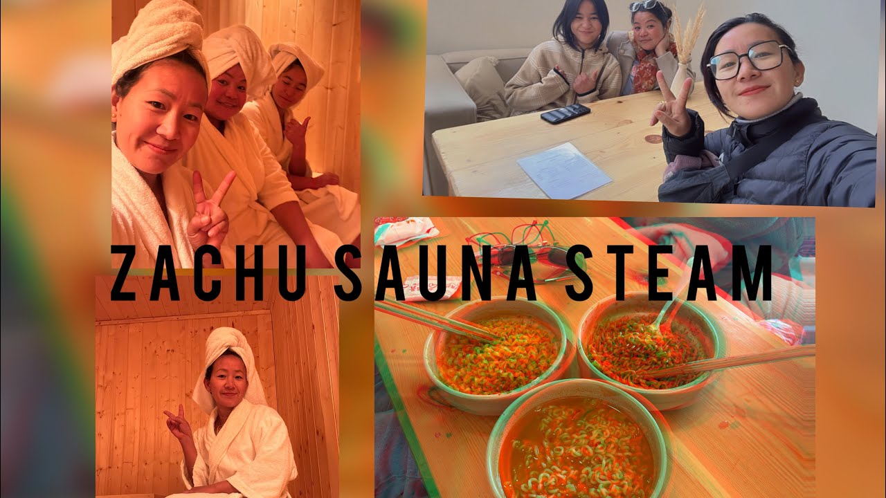 Zachu Sauna steam 🧖🏼‍♀️￼OMG so relaxing #ladakh ￼