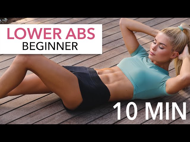 10 MIN LOWER AB WORKOUT - Beginner, with Medium Options I Pamela Reif class=