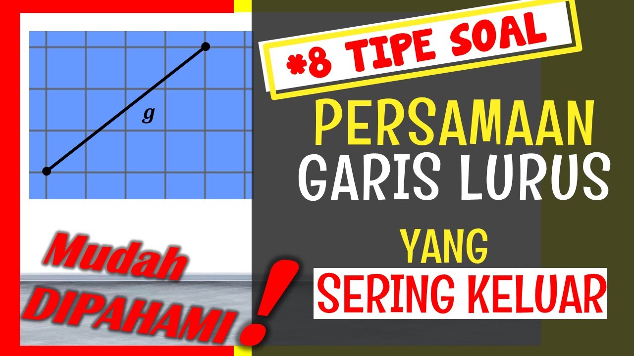 Latihan Soal Persamaan Garis Lurus | Matematika Kelas 8