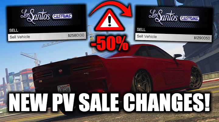 DO NOT Sell Another Vehicle In GTA Online Without Watching This Video! (NEW PV Sale Changes)
