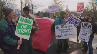 Kohler strike enters day three