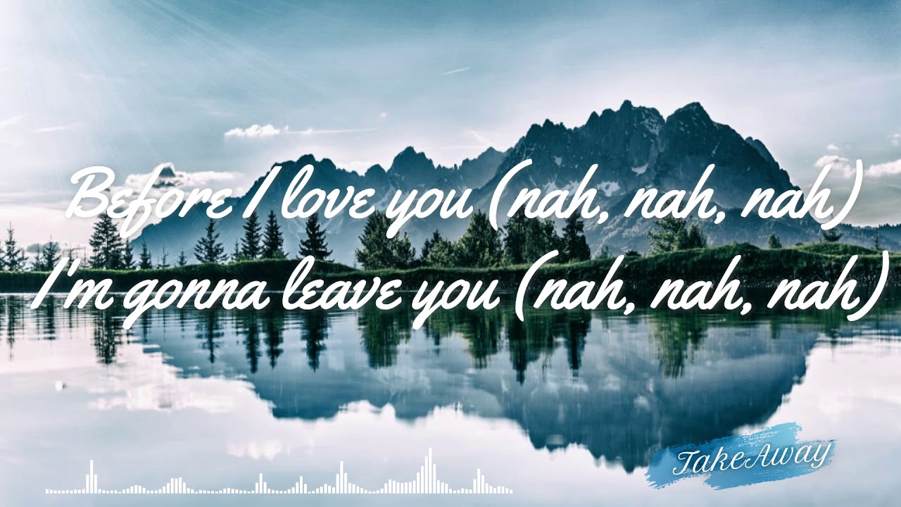 TAKEAWAY. THE CHAINSMOKERS LYRICS VIDEO YouTube