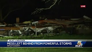 Powerful storms leave serious damage in southeast Indiana