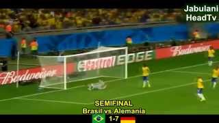 Todos Los Goles del Mundial 2014 HD