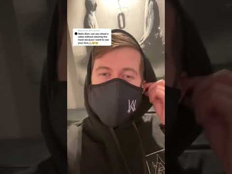 Will Alan Walker Take-Off His Mask When Shooting A Video