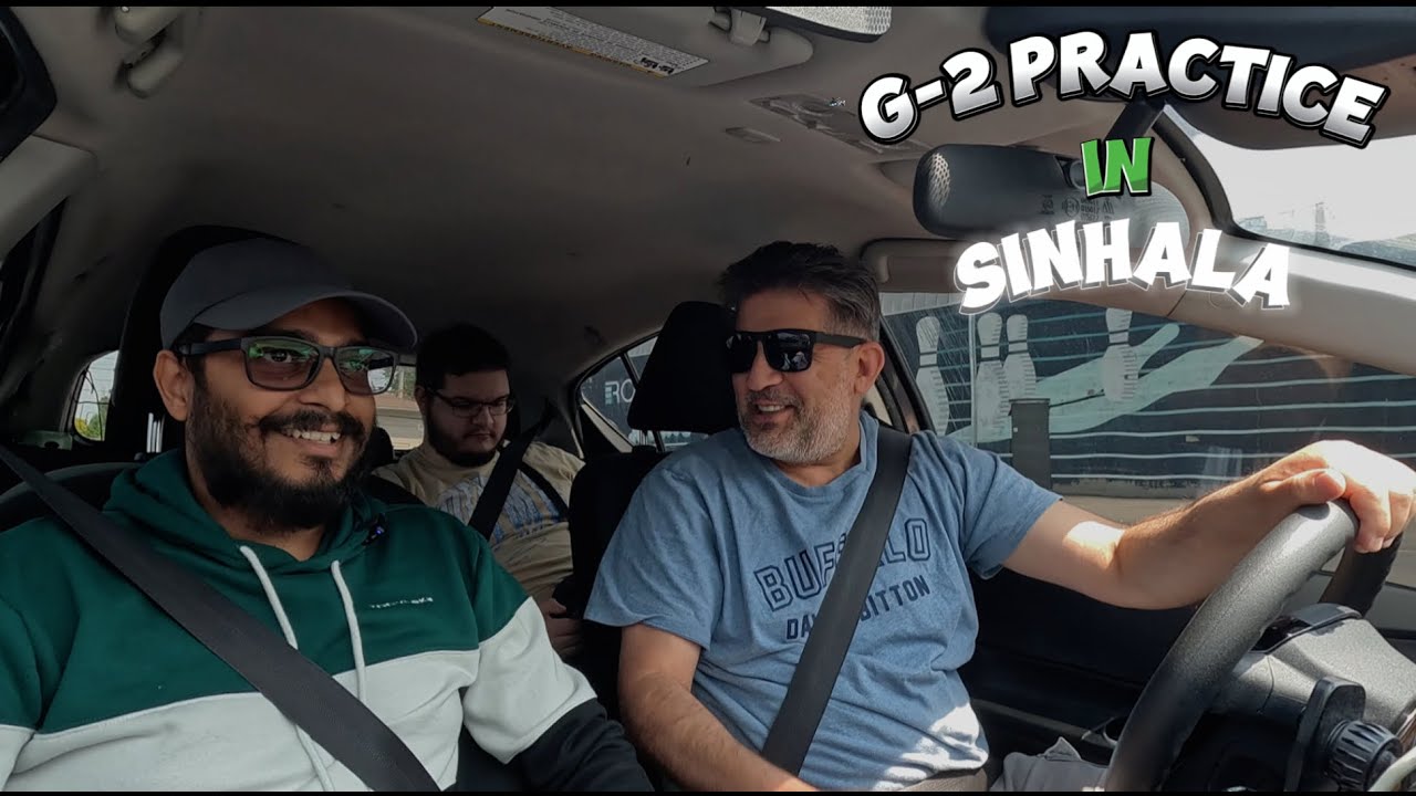 Sinhala Language Full Route Walkthrough | Ontario G2 Test Tips