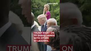 No Letting Go Modi Keeps Hold of Trump’s Hand at G7