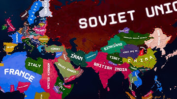 WW2 But Every Country Becomes Democratic 1936 - 1960 Hoi4 Timelapse