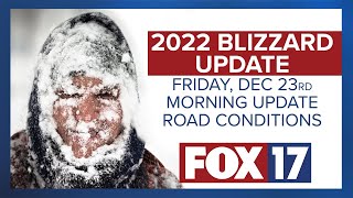 West Michigan Blizzard Of 2022 Road Conditions Update