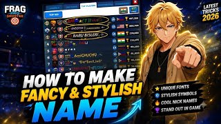 How To Make Stylish Names | Full Tutorial | Frag Pro Shooter 🤯🔥 screenshot 4