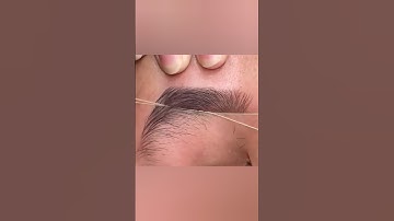 Eyebrow threading tutorial #eyebrowthreadingtutorial #eyebrows #shortvideo #shorts