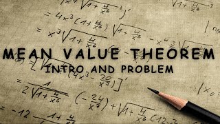 CALCULUS-PART_21(Mean Value Theorem)