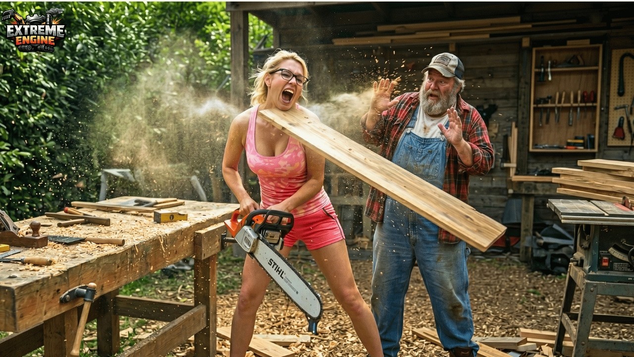Idiots With Chainsaws Tree Cutting Fails Extreme Dangerous Logging ...
