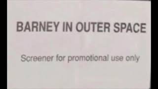 Barney In Outer Space Screener for promotional use only - Demo VHS