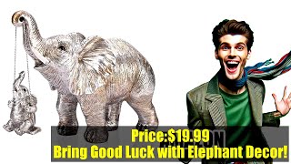 Buy Elephant Statue. Elephant Decor Brings Good Luck, Health, Strength. Elephant Gifts for Women,