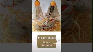 EL PESEBRE MÁS FÁCIL Y LINDO DEL MUNDO! Youtube Fabiana Marquesini #manualidades  #navidad #costura