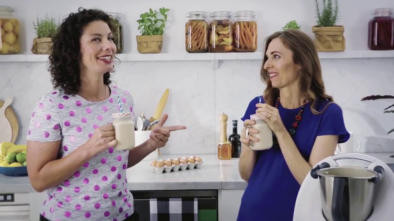 DANI VALENT COOKING Teaser: Salted Caramel Peanut Butter Smoothie by Jo Whitton. Thermomix video