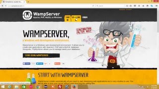 Downloading, Installing and Configuring a WAMP Server with PHP, MySQL Profile