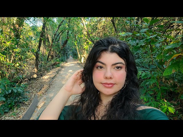 ASMR IN THE PARK 🌳 🪵💧 Sounds of plants, water and wood