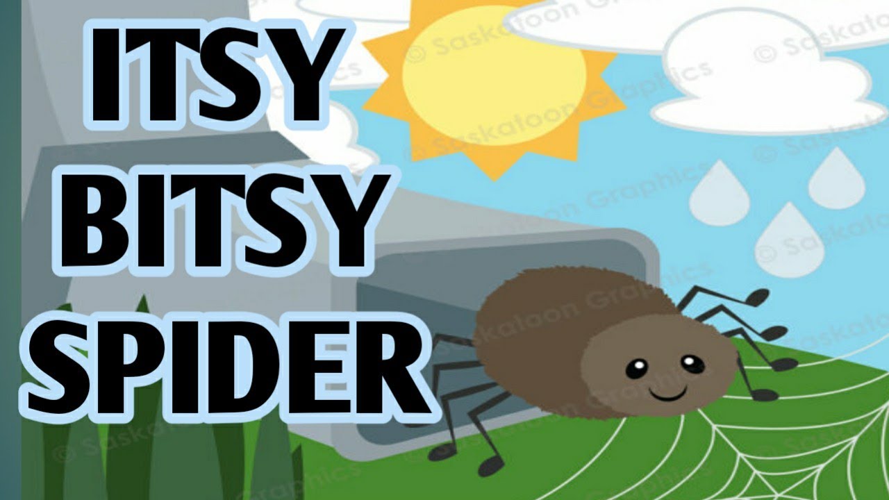 Itsy bitsy spider kids poem spider youtube