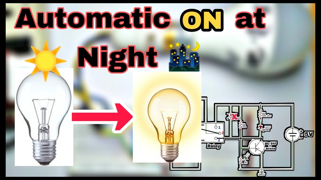 Automatic On Off Light using LDR | Smart Light - YouTube