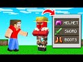 Buying OP ITEMS From VILLAGERS In MINECRAFT (And beat the game!)