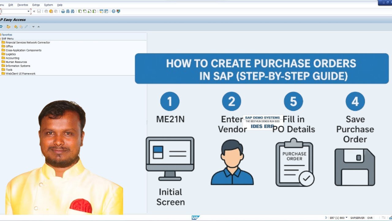 How to Create Purchase Orders in SAP (Step-by-Step Guide) - YouTube