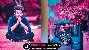 PINK TONE PRESETS - Lightroom Mobile Editing Tutorial | Pink color correction Tutorial in Lightroom