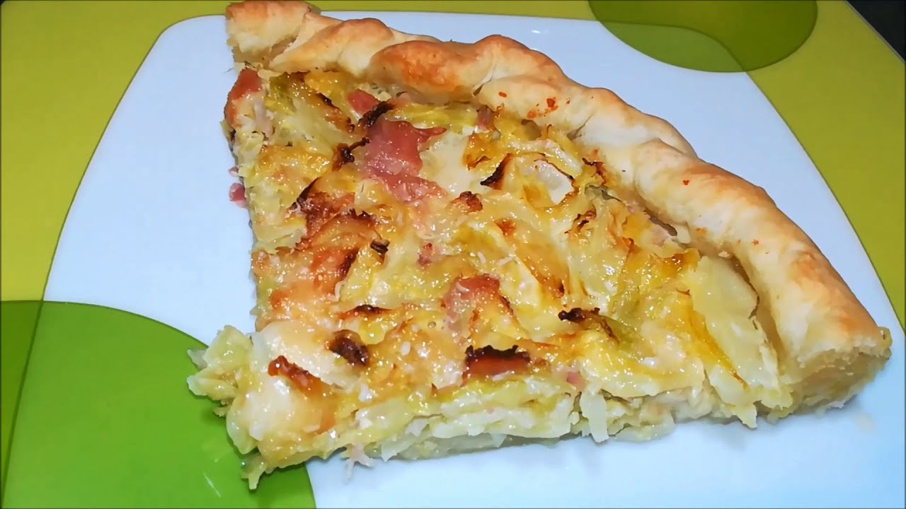 SE HAI POCO TEMPO PROVALA.TORTA SALATA ALLA VERZA! FACILISSIMA SALVA CENA!