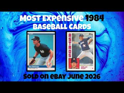 ベースボールカード　82年84年頃 1984 Most Expensive eBay Sales Baseball Cards (June 2026) - YouTube