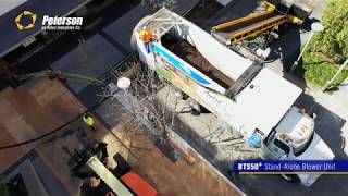 Peterson BTS50+ Blower Truck in Green Roof Installation