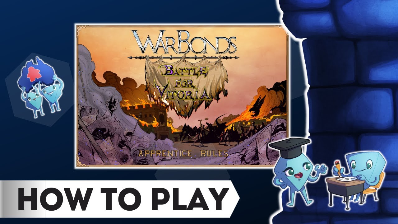 WarBonds Battle for Vitoria  - How to Play Board Game