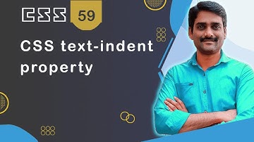 CSS text-indent Property | Indent First Line - CSS Tutorial 59 🚀
