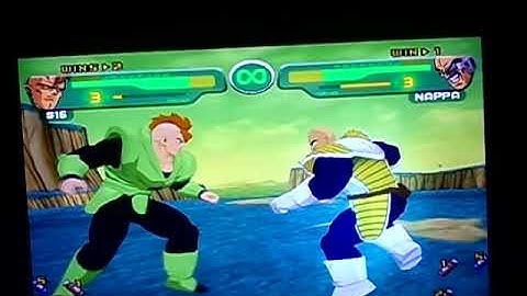 Dragon Ball Z Budokai(Gamecube)-Android 16 vs Nappa