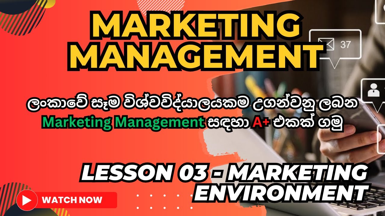Marketing Management. Lesson 03   Marketing Environment