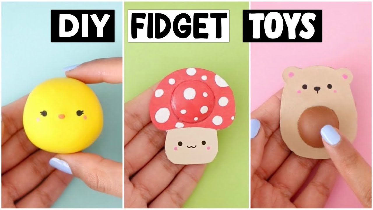 DIY POP IT Fidget Toys - Viral TikTok Anti-Stress Fidgets At Home! 